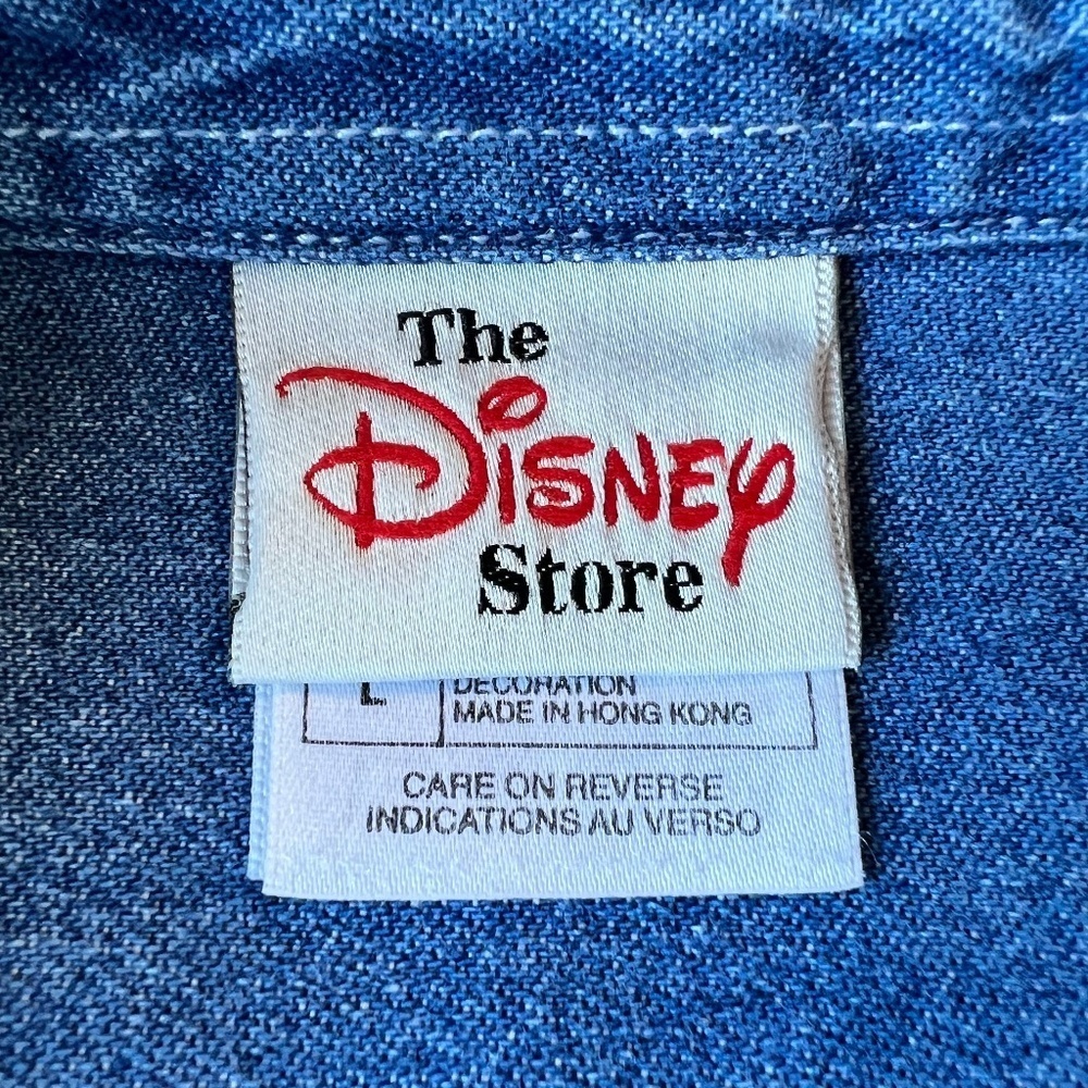 *FIRM PRICE* Vintage 90’s Disney Store Micky and Minnie Dancing Denim Shirt - Picture 9 of 11